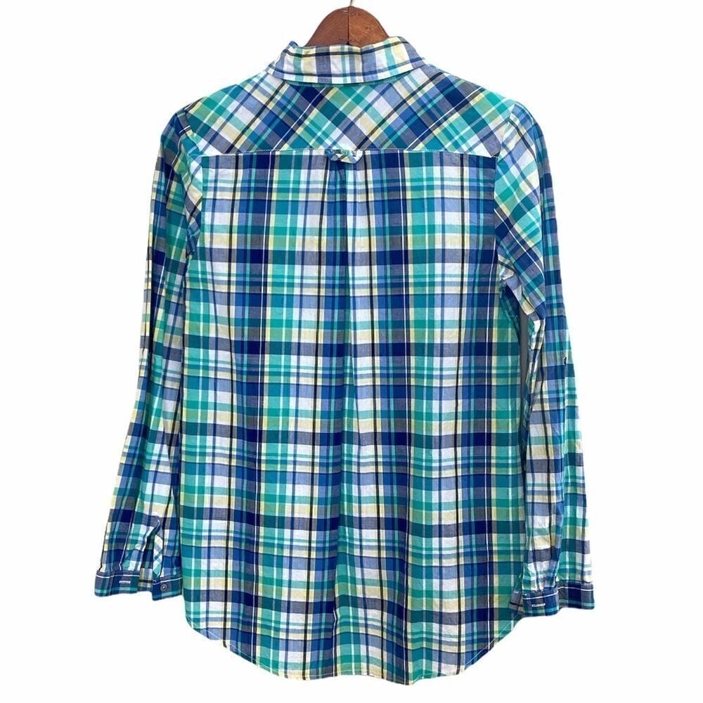 Love Notes Plaid Hi Low Button Down Shirt‎ - Picture 6 of 6